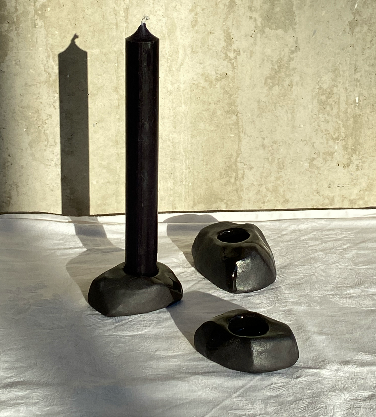 Kerzenhalter black earth