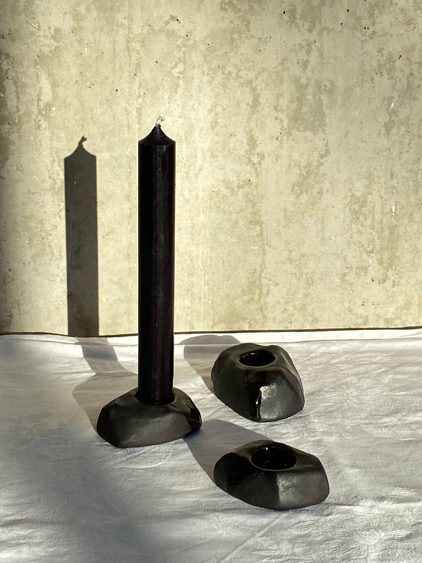 Kerzenhalter black earth