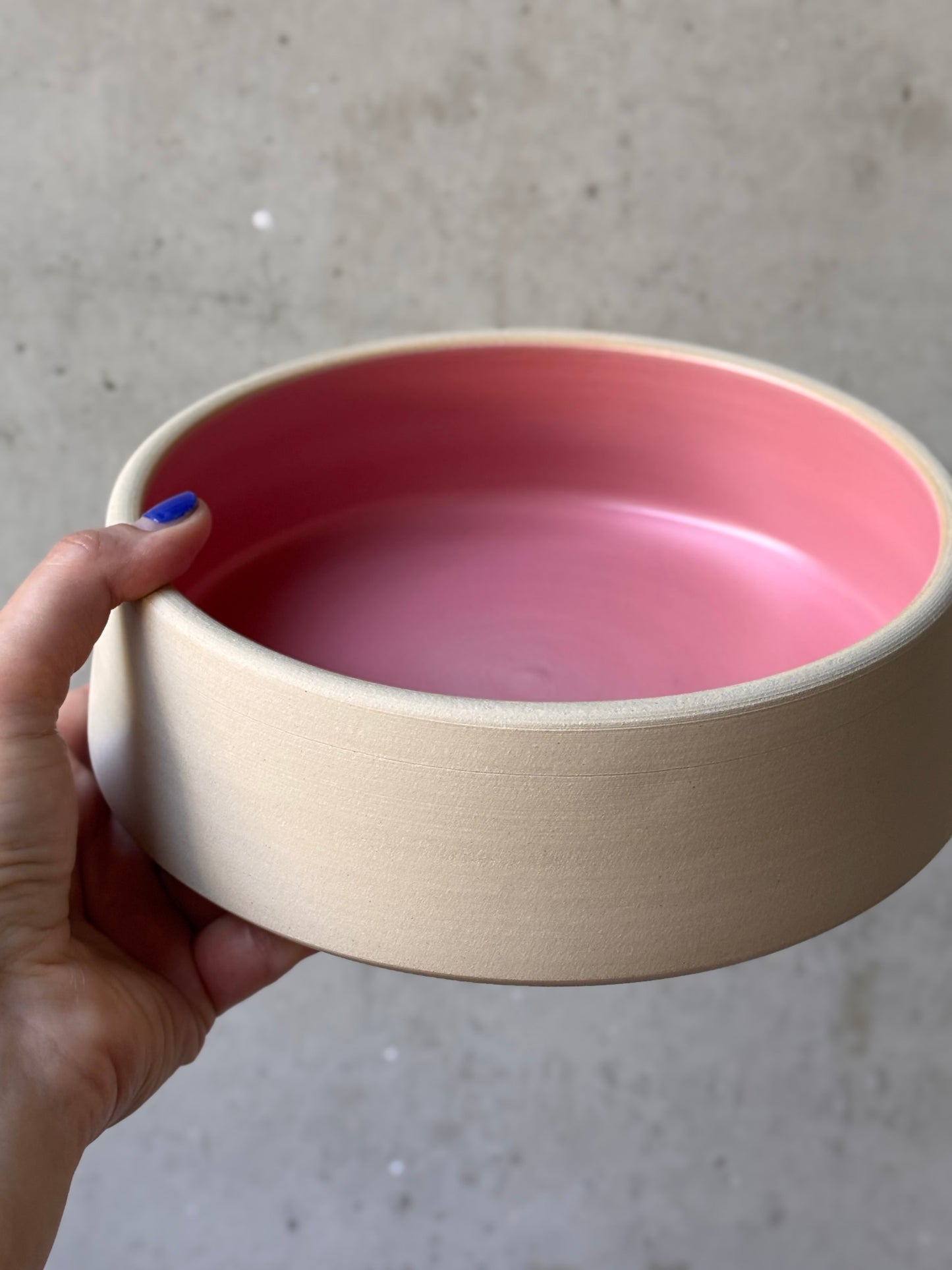 handgedrehter Hundenapf/Dogbowl personalisierbar M