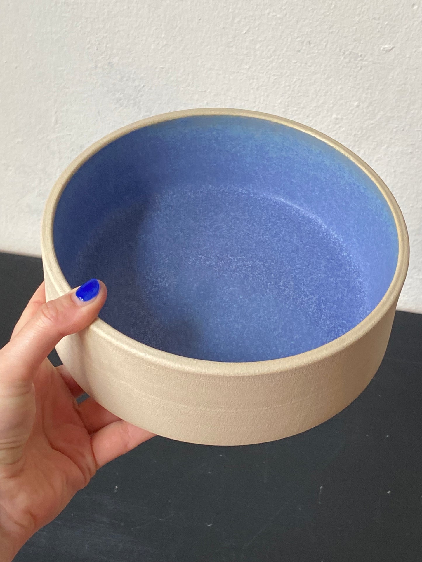 handgedrehter Keramik Hundenapf/Dogbowl personalisierbar M