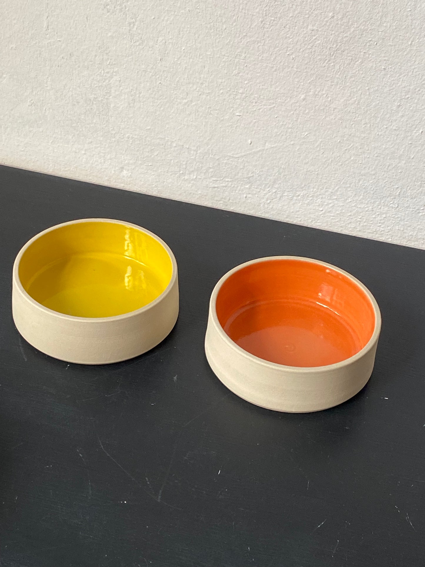 handgedrehter Keramik Hundenapf/Dogbowl S