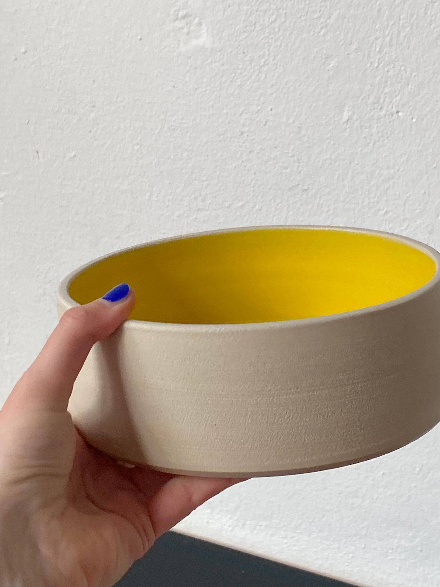 handgedrehter Keramik Hundenapf/Dogbowl S