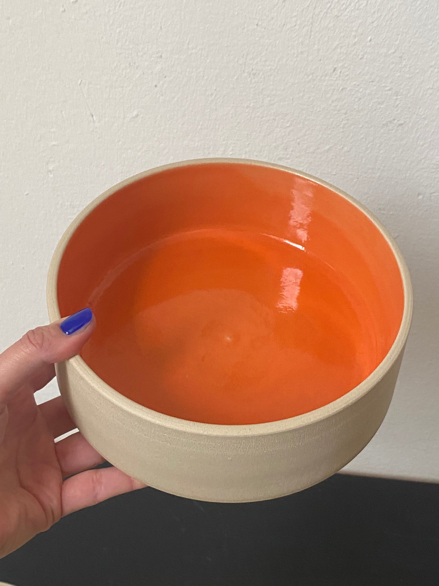 handgedrehter Keramik Hundenapf/Dogbowl S
