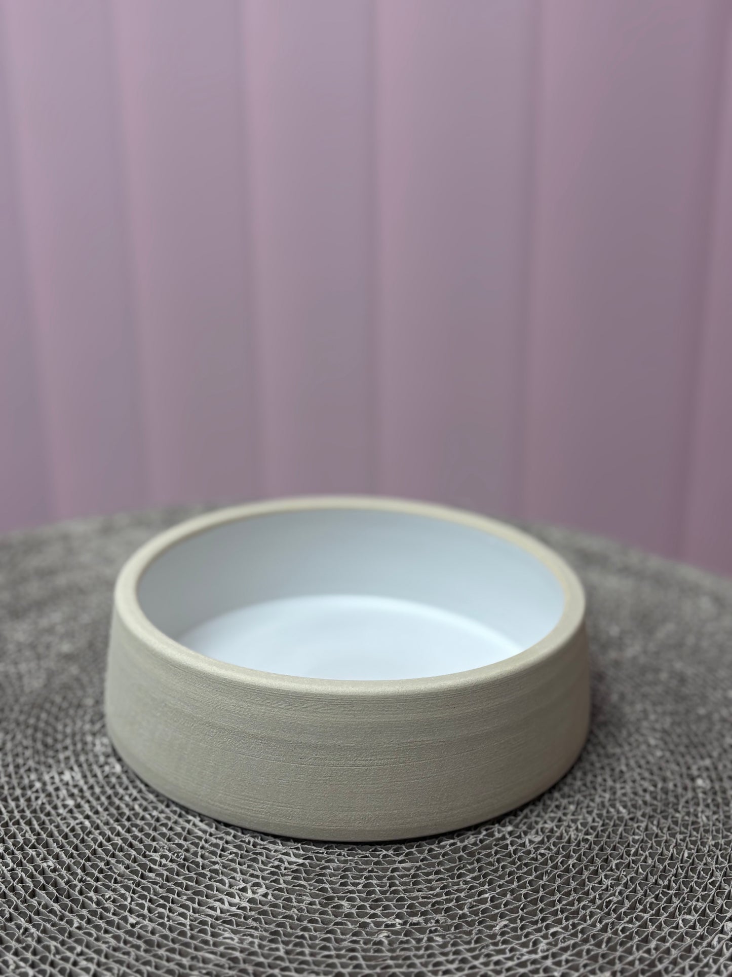 handgedrehter Keramik Hundenapf/Dogbowl M
