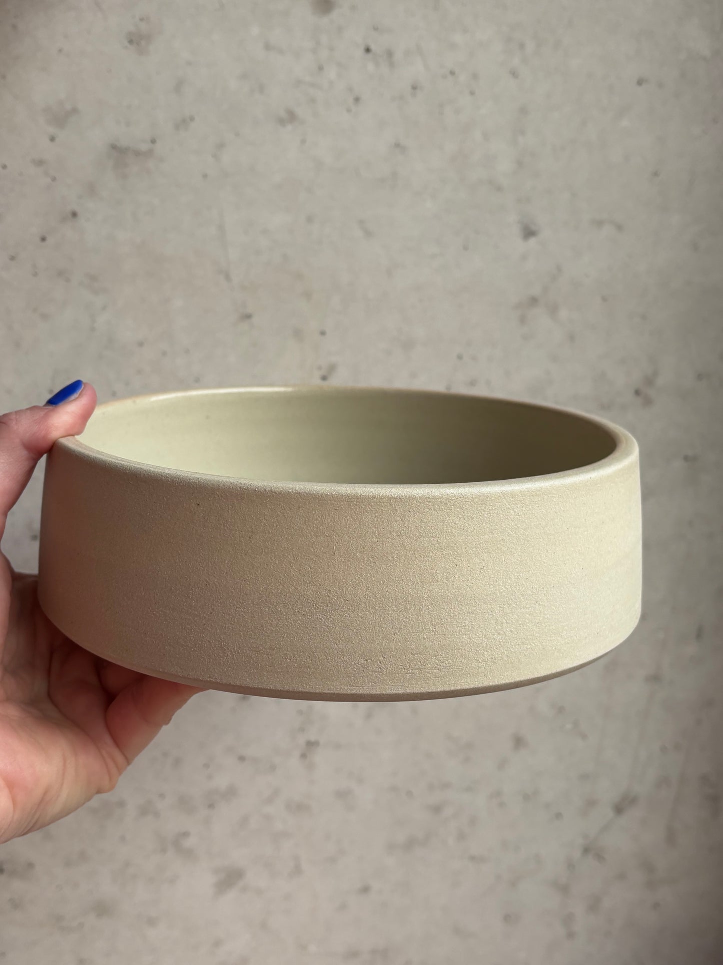 handgedrehter Keramik Hundenapf/Dogbowl M