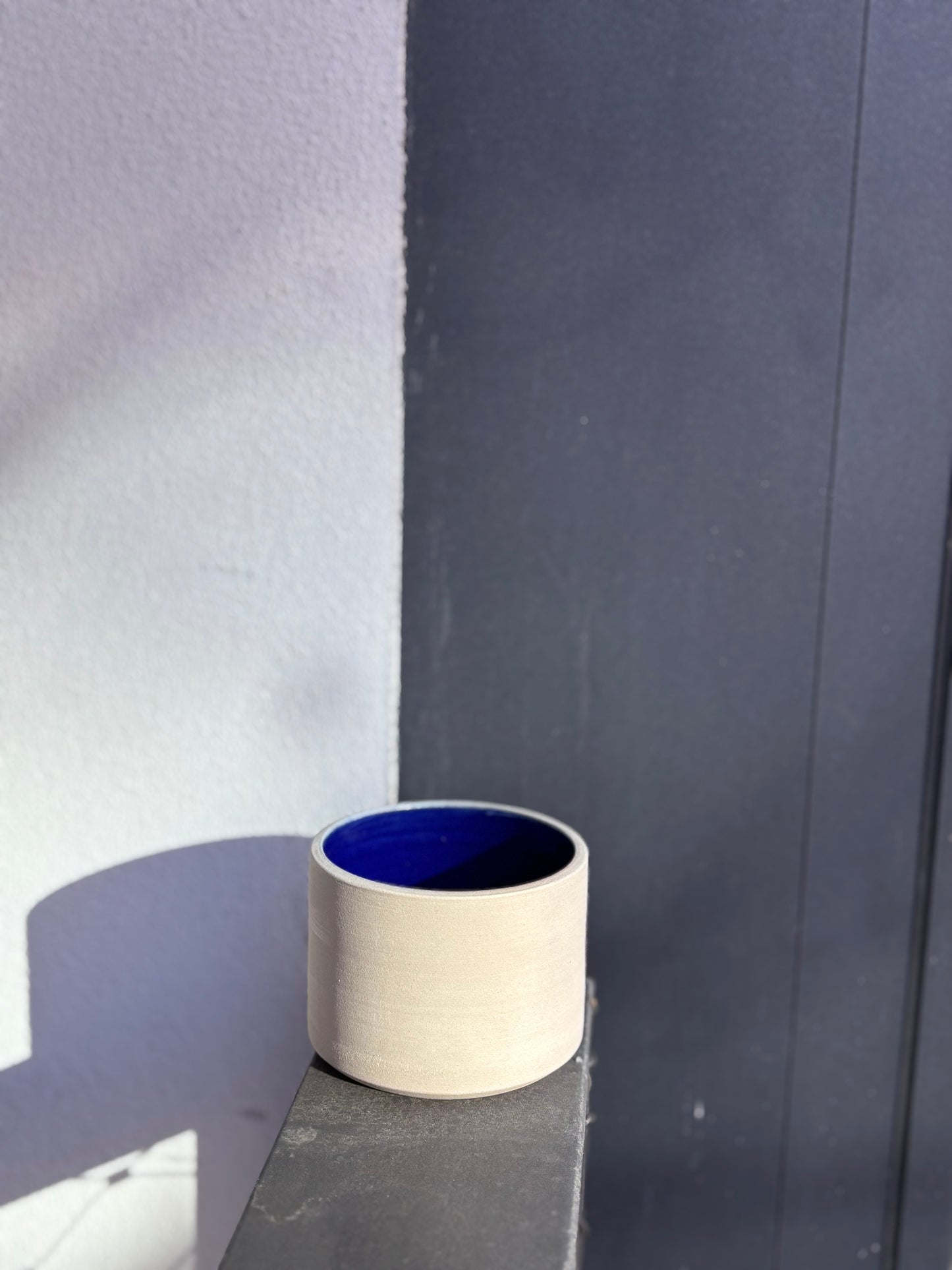 Keramik Becher "Inu" in celestial blue