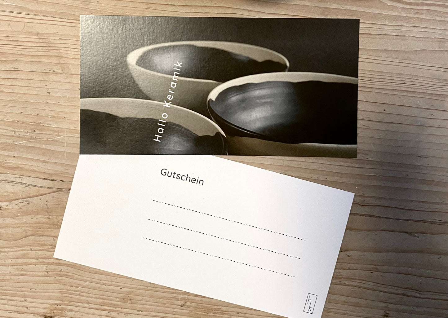 Töpferkurs Gutschein