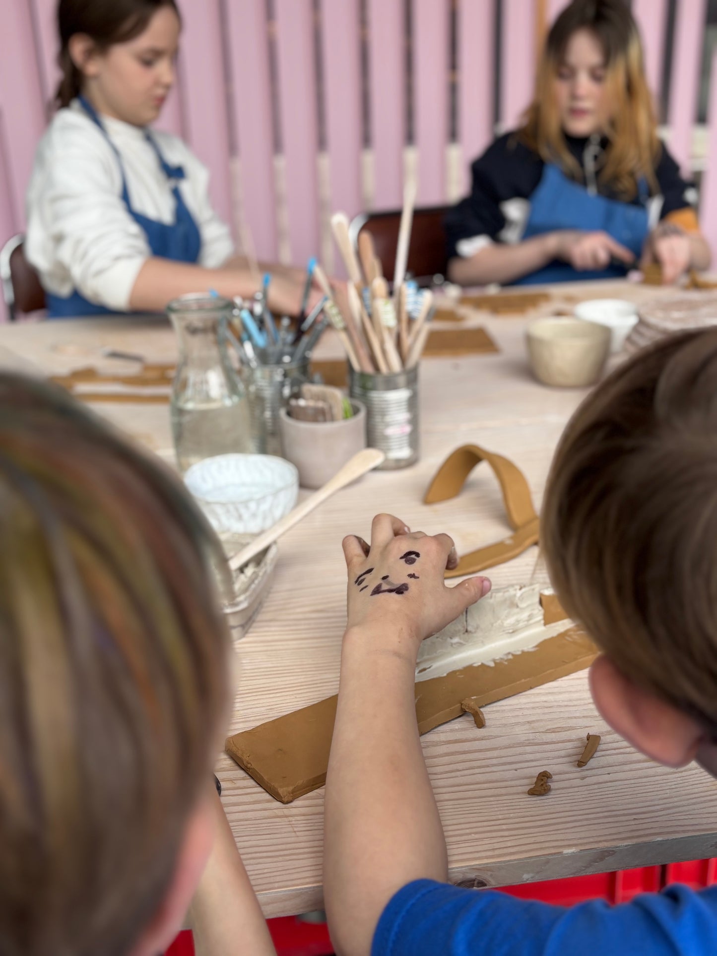 Kinder Töpferkurs Ferien 7-11 Jahre