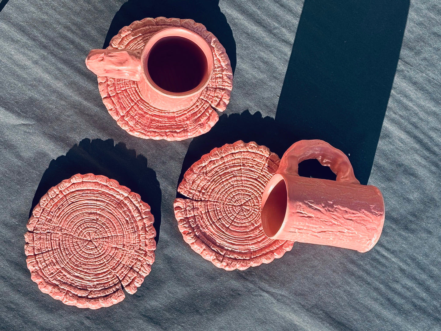 Keramik Tasse "Woody I"