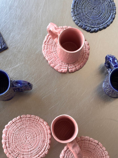 Untersetzer / Keramikscheibe "Woody I"