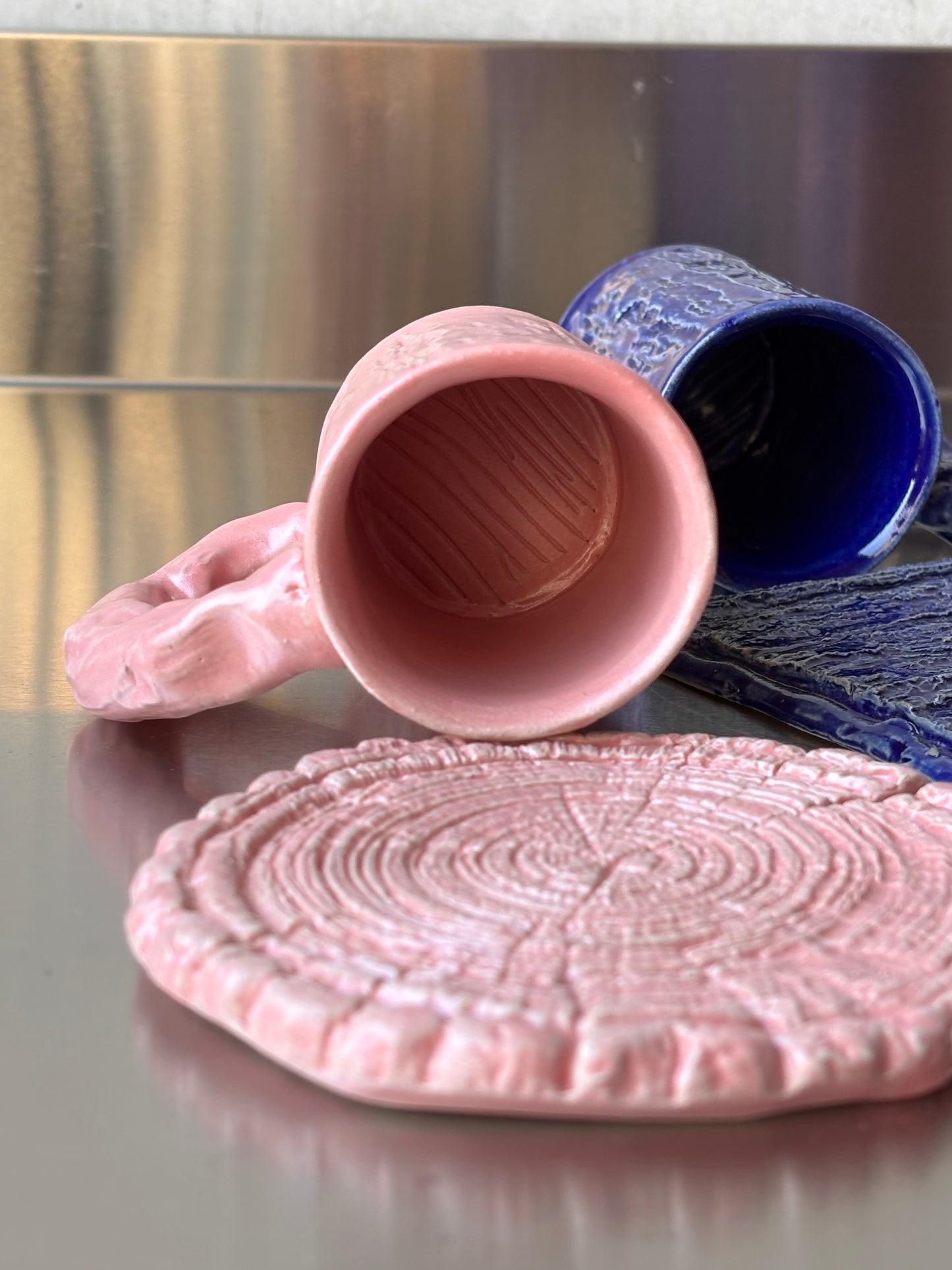 Untersetzer / Keramikscheibe "Woody I"