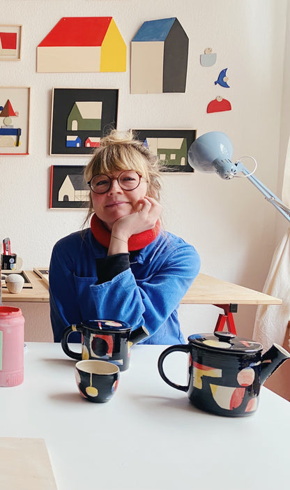 Fläche, Form und Farbe - Collagierte Gefäße. Ein Keramik Design Workshop mit Ulrike Lea Moormann