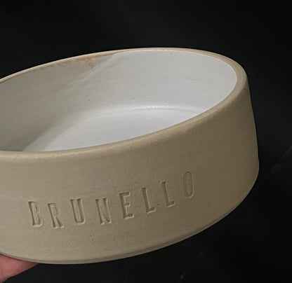 handgedrehter Keramik Hundenapf/Dogbowl personalisierbar M